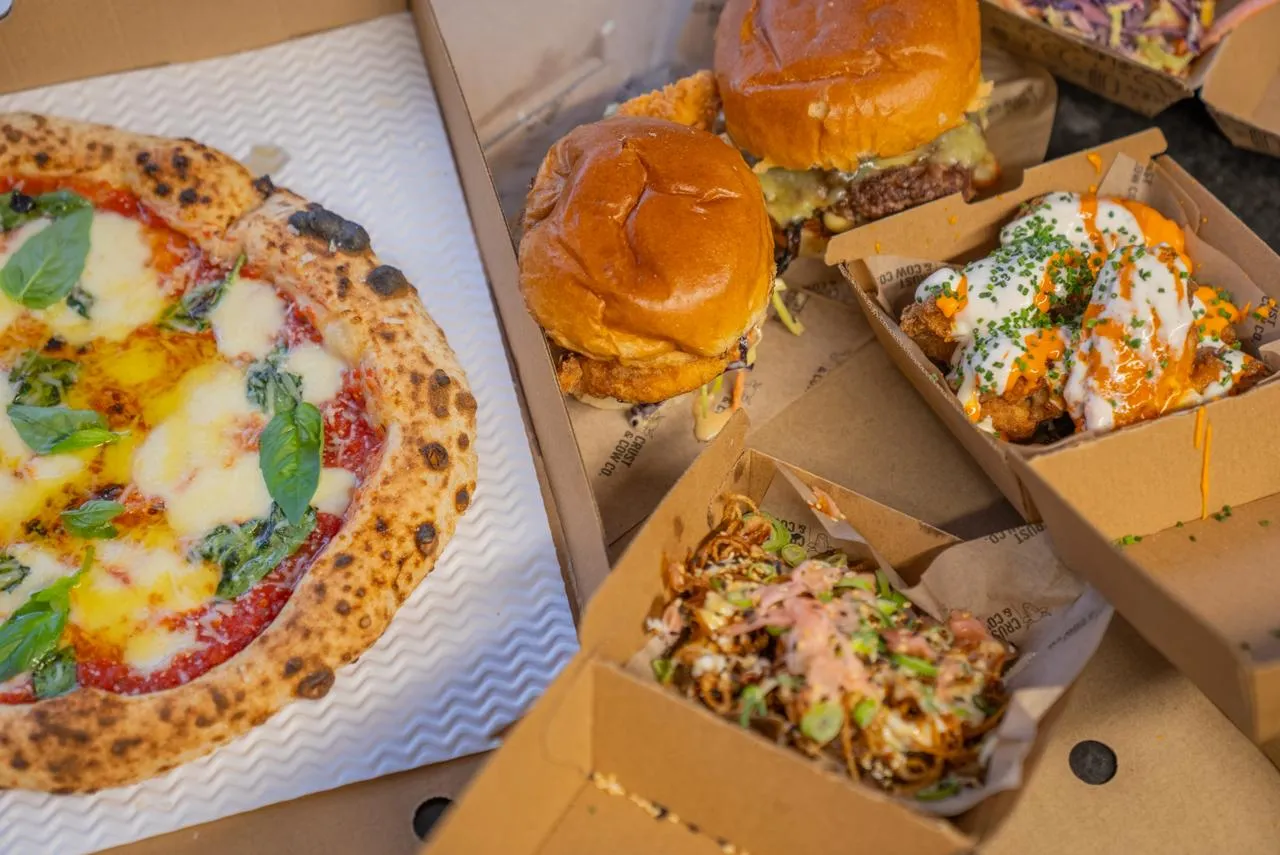 Crust & Cow Co. food spread