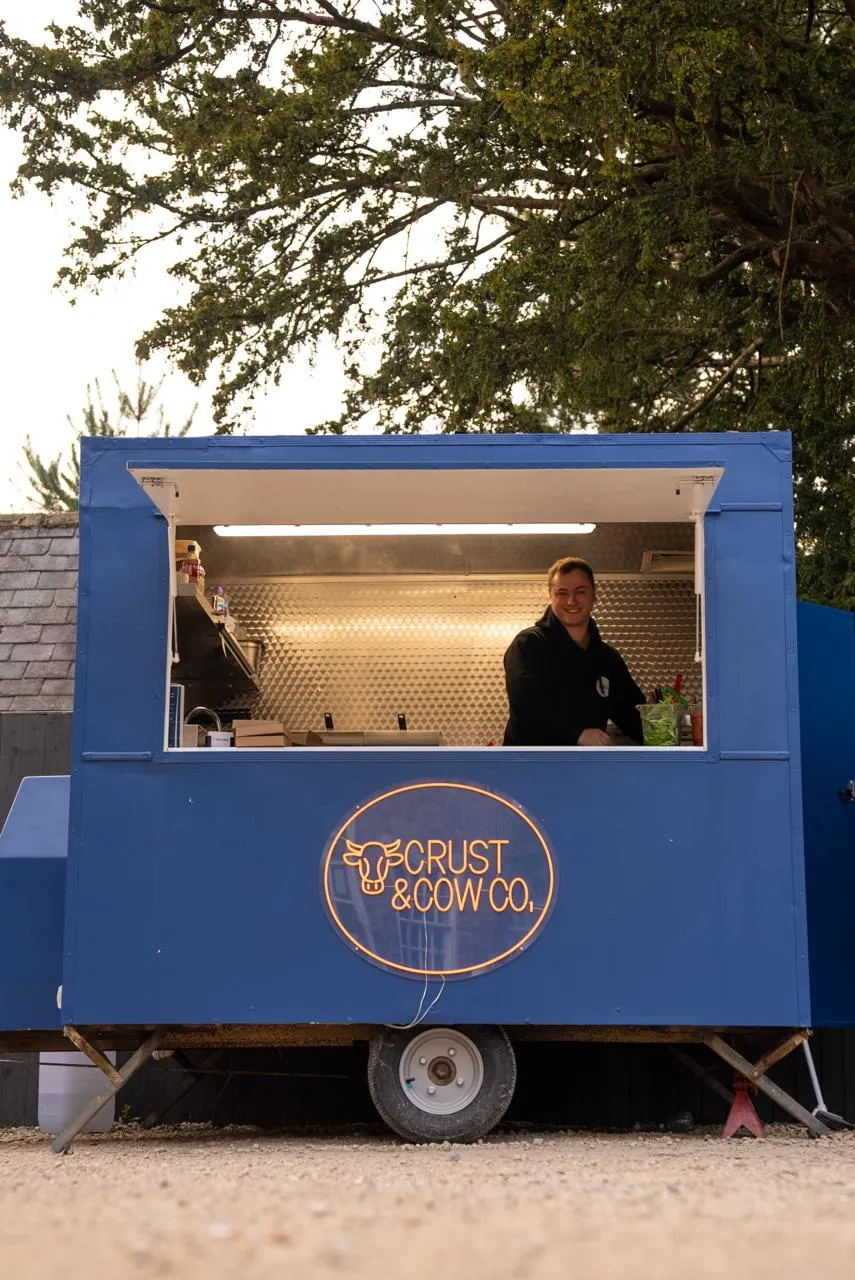 Crust & Cow Co. trailer at The Ollerod